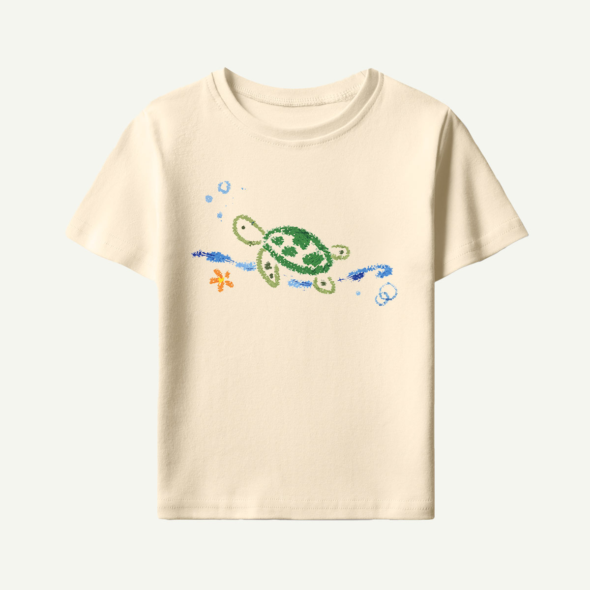 Sea Turtle Ocean Swim Kids T-Shirt
