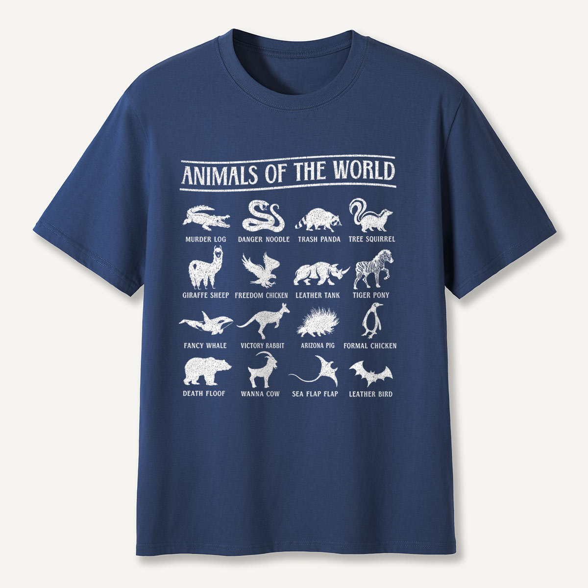 Animals of the World Funny Names T-Shirt