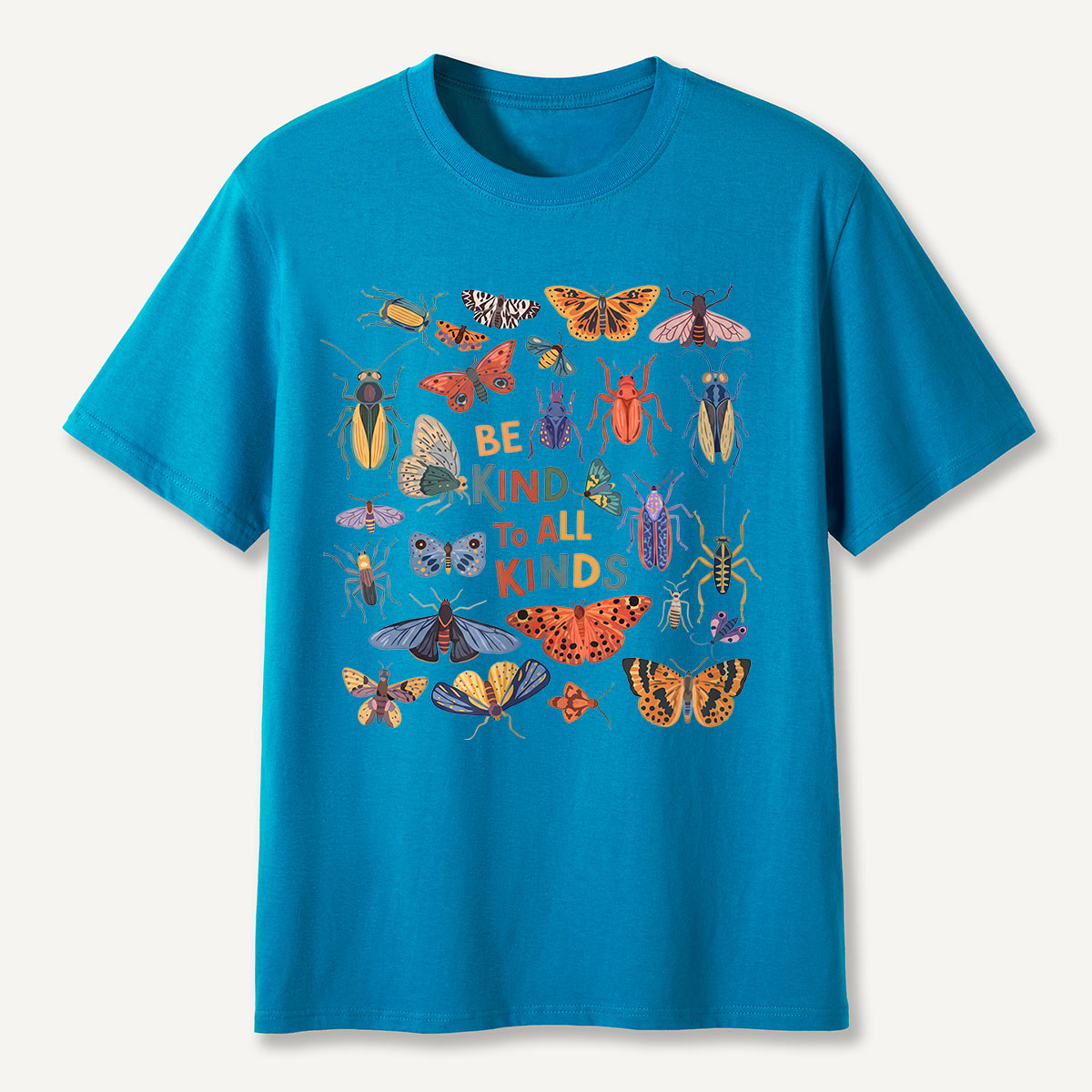 Be Kind to All Kinds Colorful Insects T-Shirt