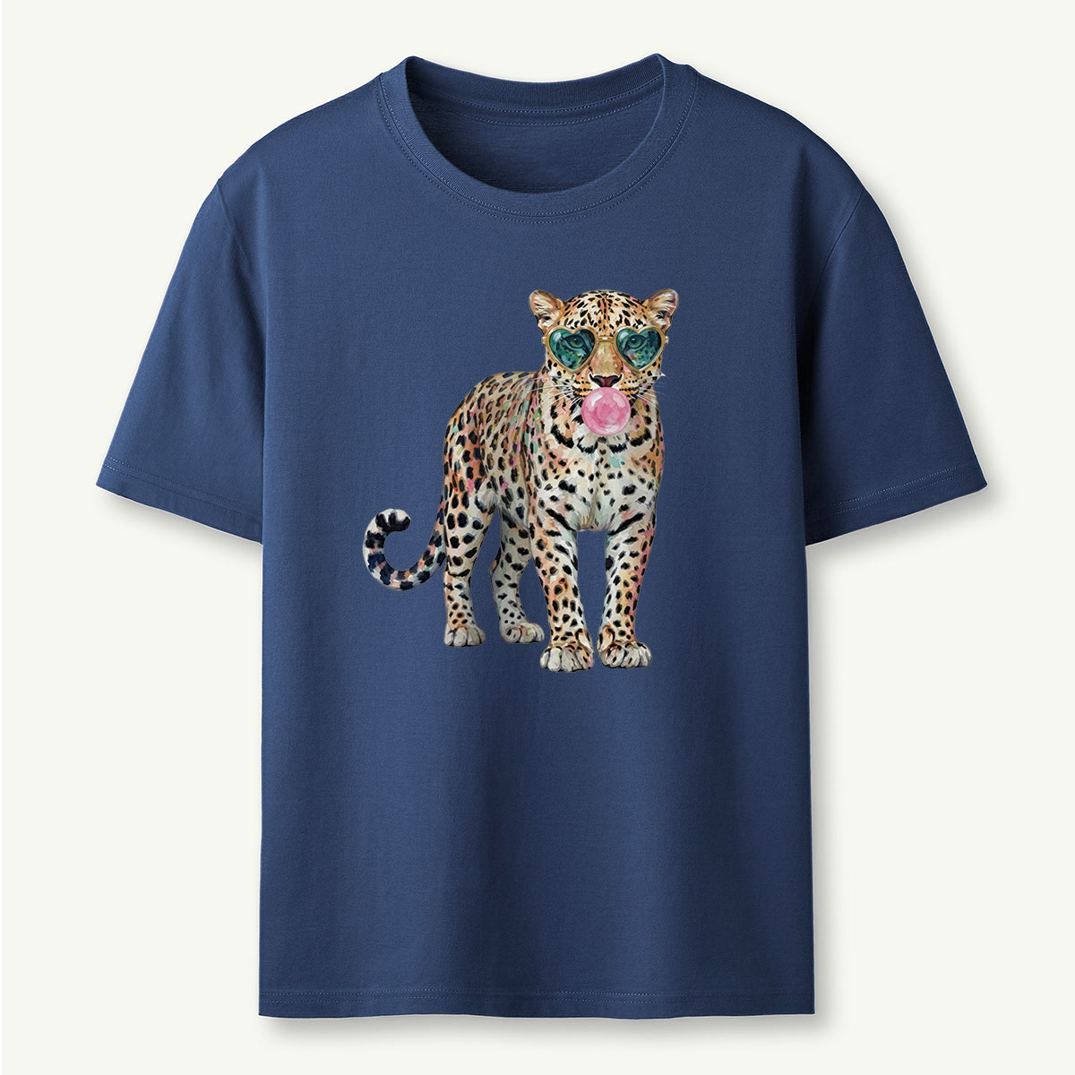 Leopard Bubblegum Sunglasses T‑Shirt