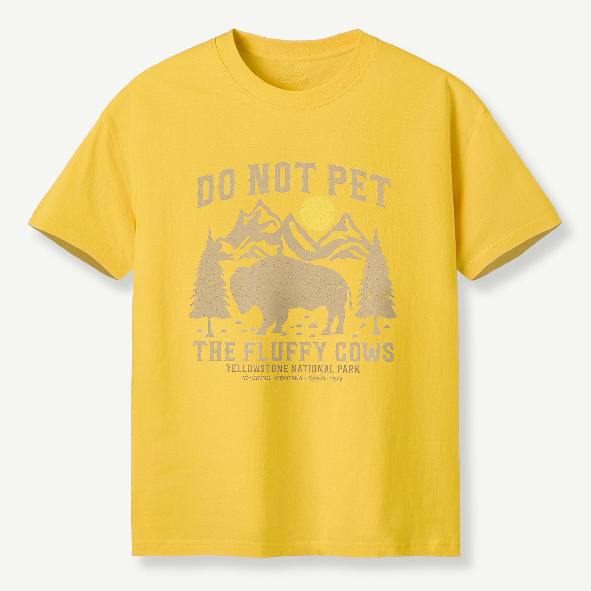 Do Not Pet the Fluffy Cows Yellowstone Sun T-Shirt