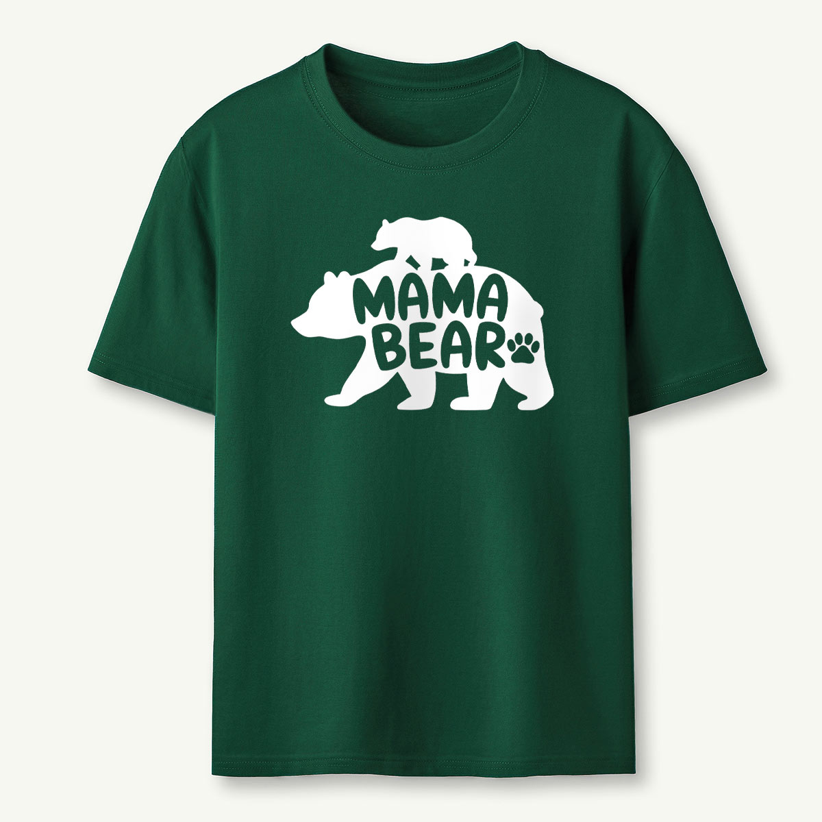 Adorable Mama Bear Silhouette T-Shirt