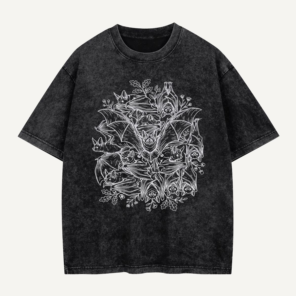 The Whole Bat Crew Is Here Washed T-Shirt
