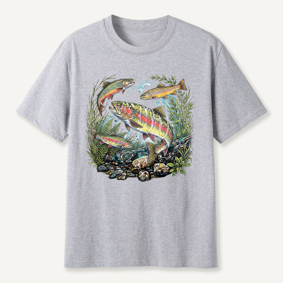 Trout Fishing Freshwater Fish Nature T-Shirt