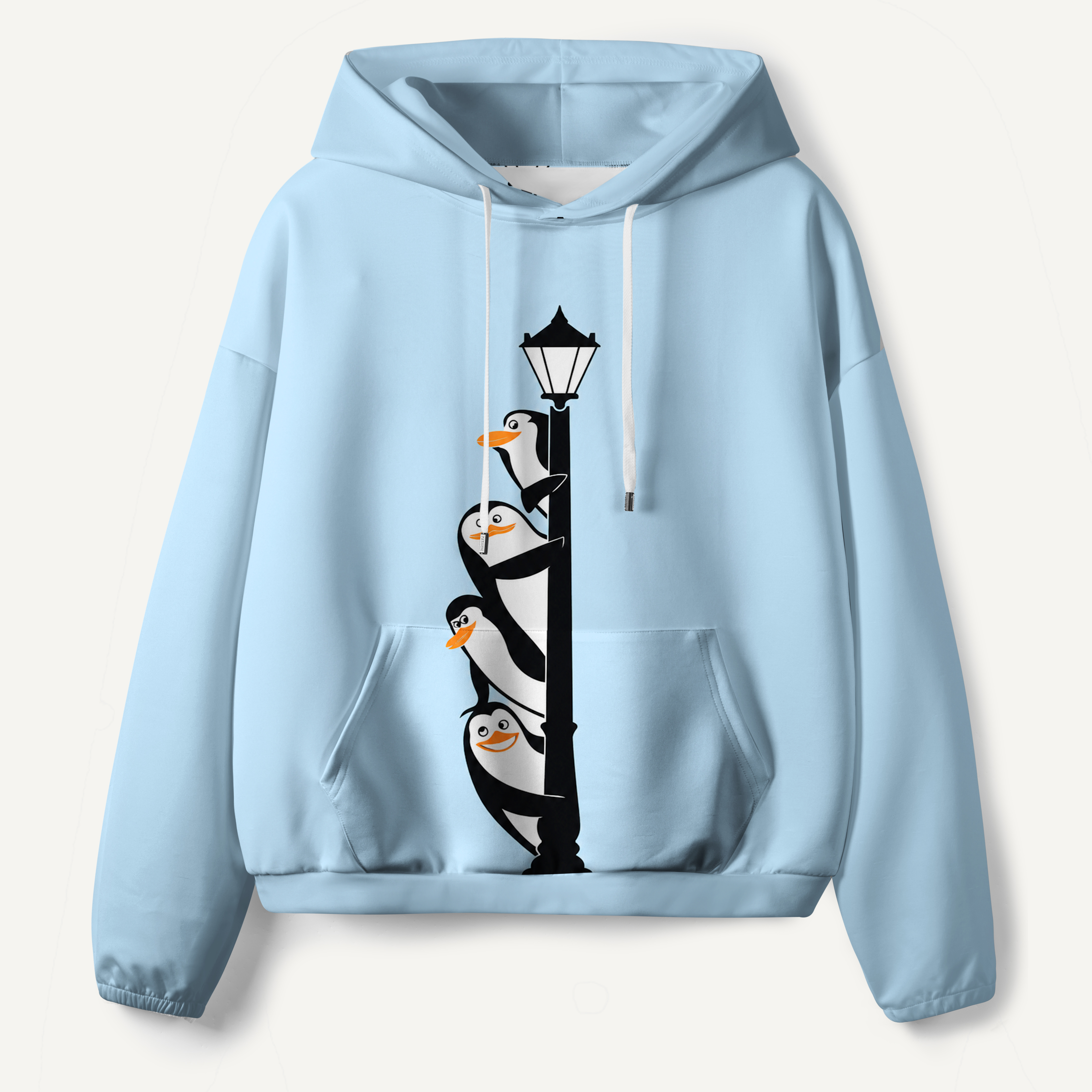 Penguins Around The Lamppost All-over Printed Hoodie