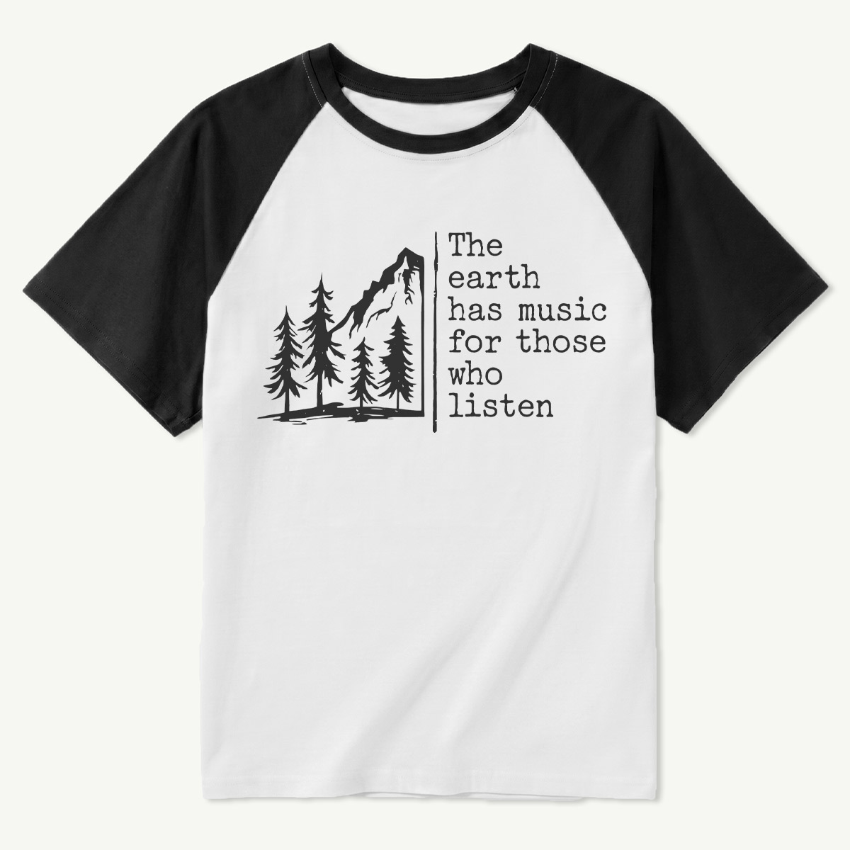 The Earth Has Music Raglan T-Shirt