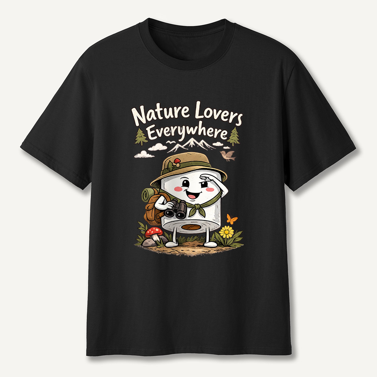 Nature Lovers Everywhere Hiking Dog T-Shirt