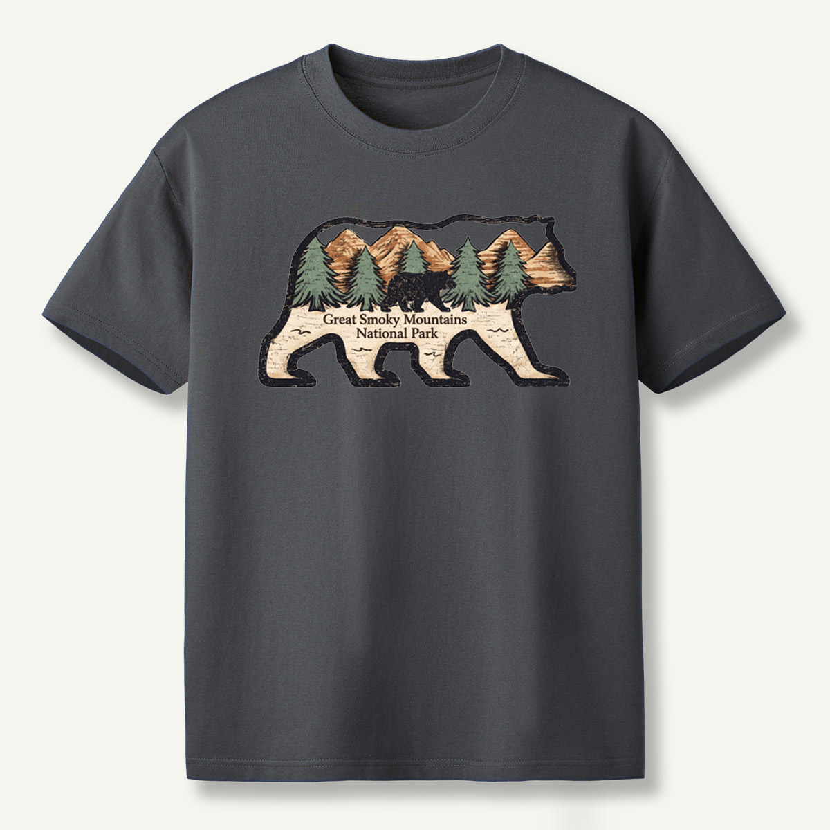 Great Smoky Mountains National Park Black Bear Forest T-Shirt