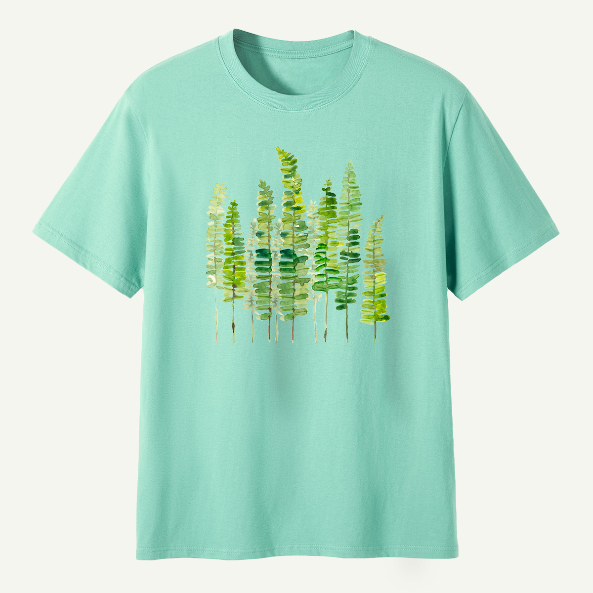 Watercolor Evergreen Forest Collection T-Shirt