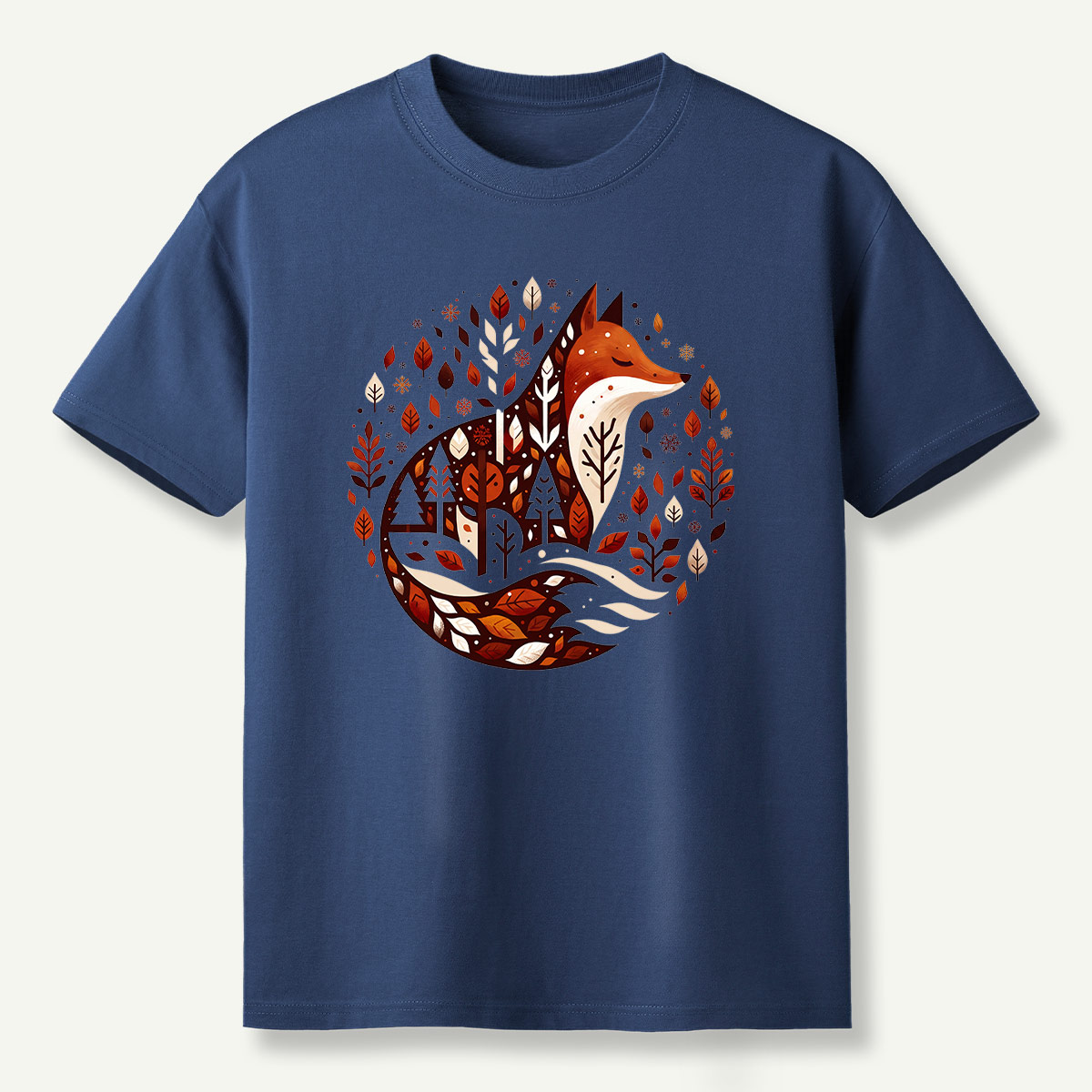 Fox Forest Winter Village T-Shirt