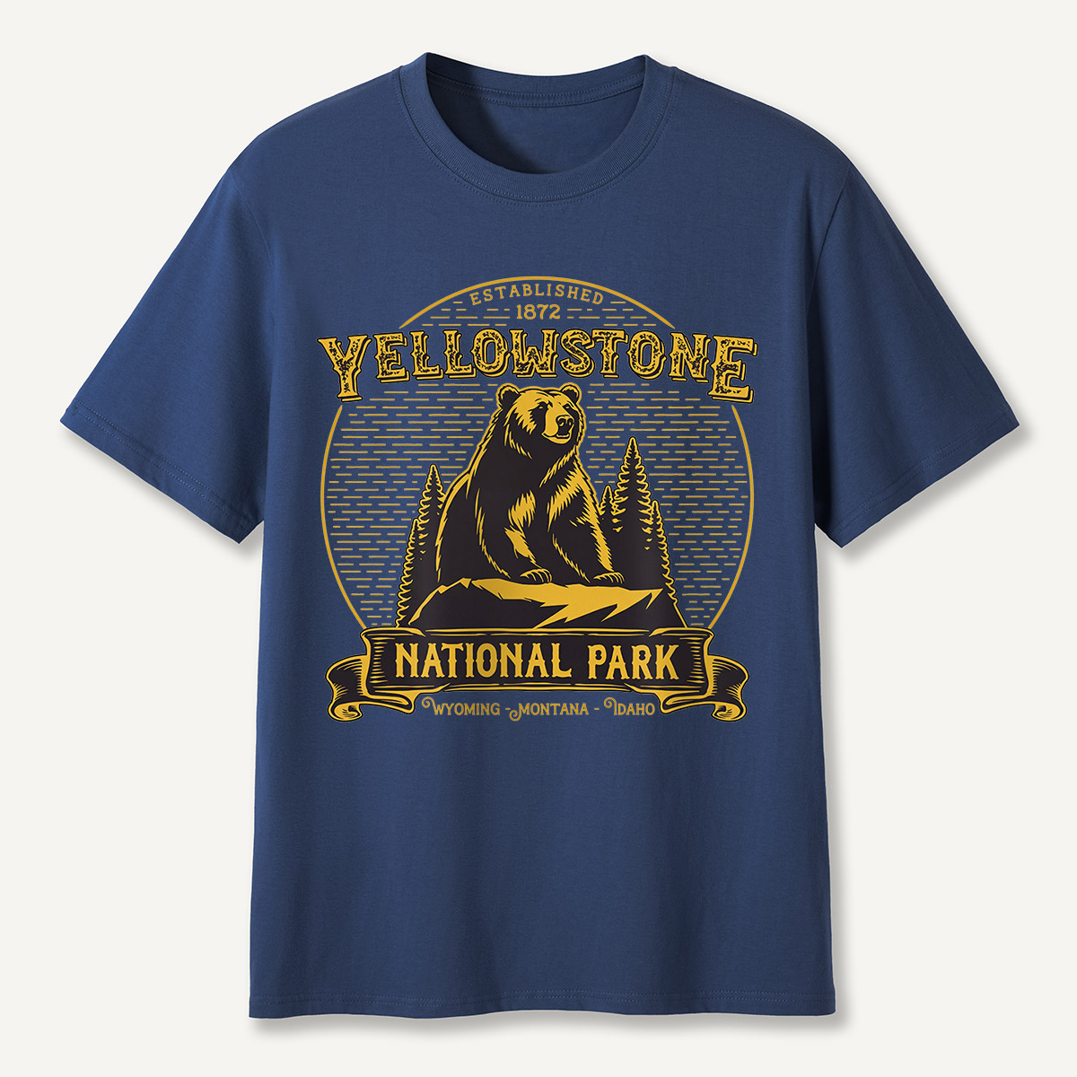 Yellowstone National Park Sitting Bear T-Shirt
