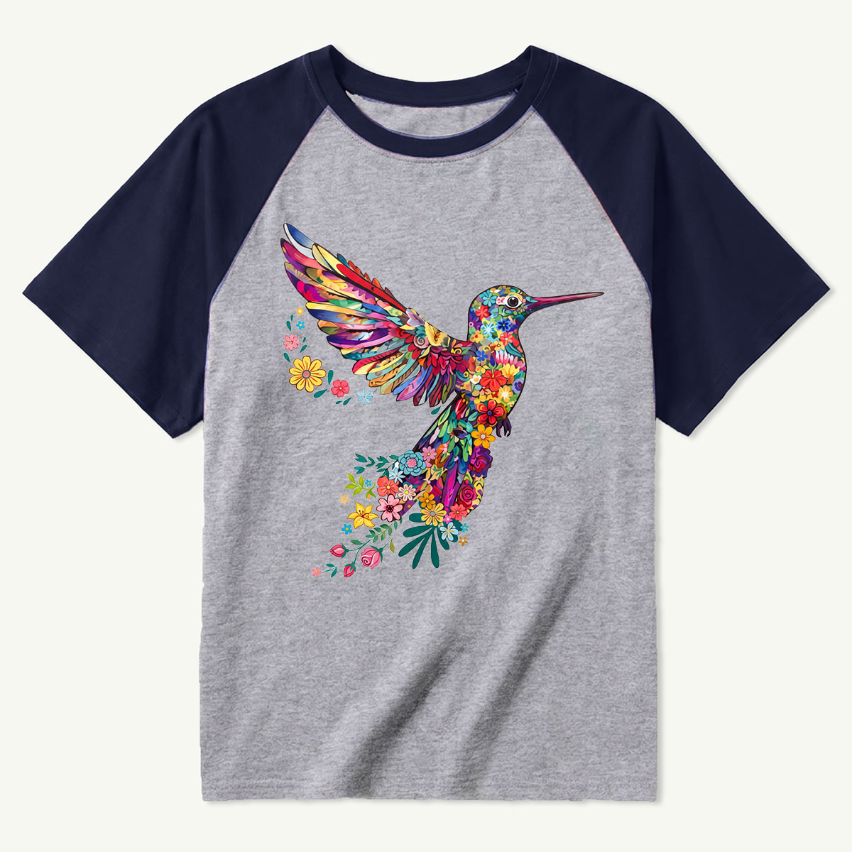 Animal Lover Hummingbird Raglan T-Shirt