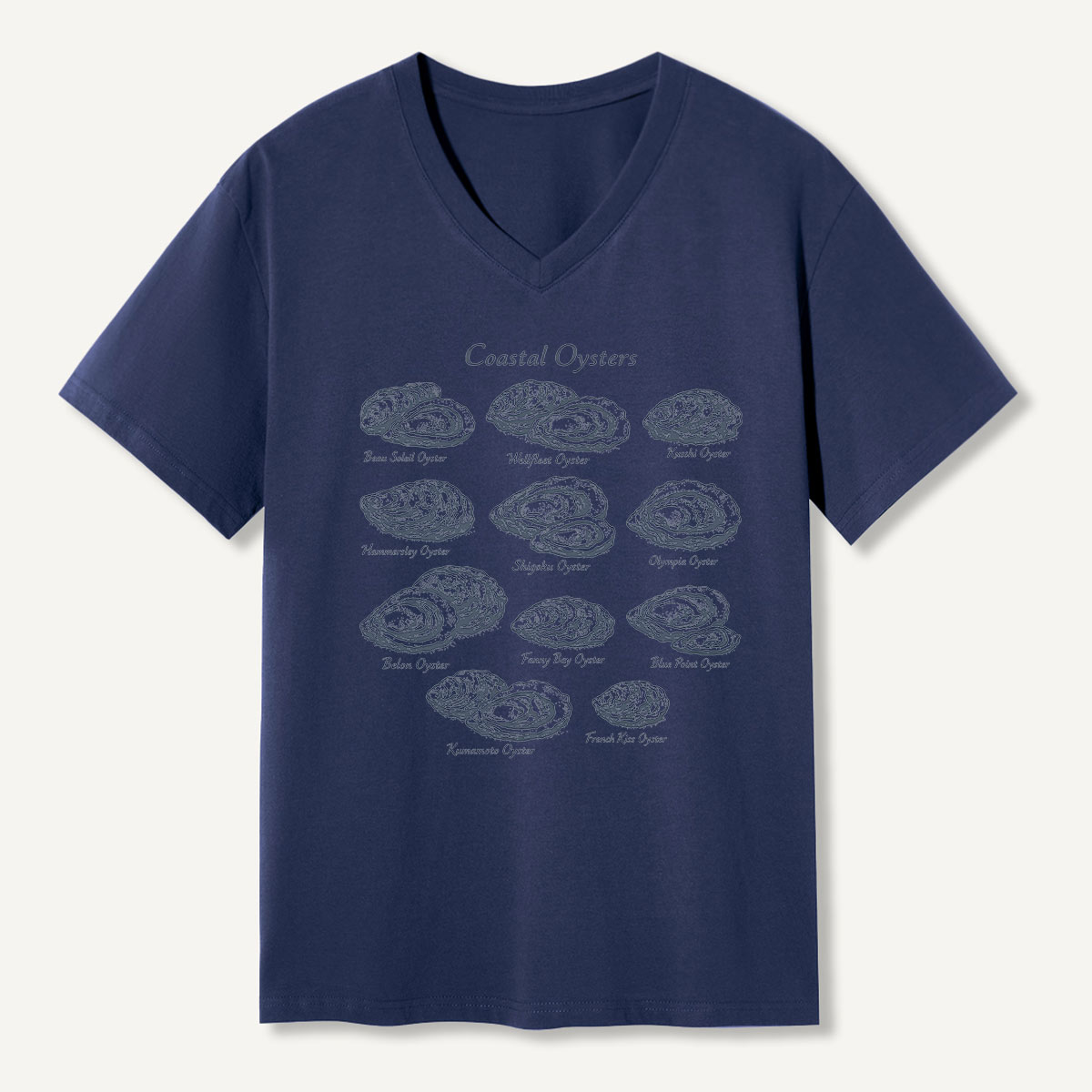 Curved Critters Armadillo Collection V-neck T-Shirt