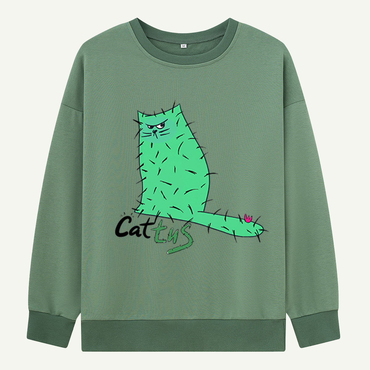 Cattus Cat Cactus Sweatshirts