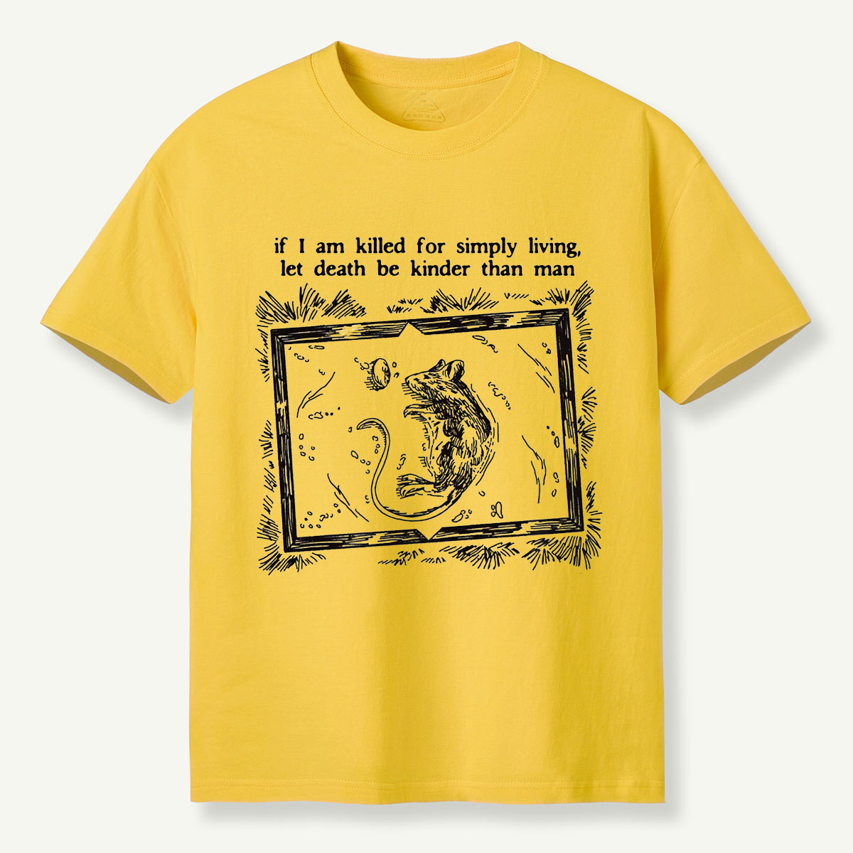 If I Am Killed for Simply Living Quote Possum T-Shirt