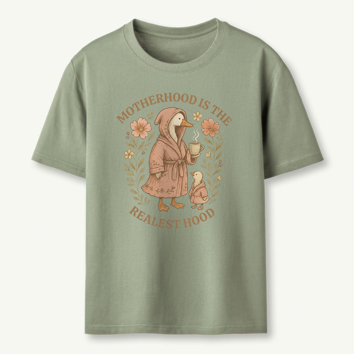 Silly Mom Goose Funny Mom T‑Shirt 