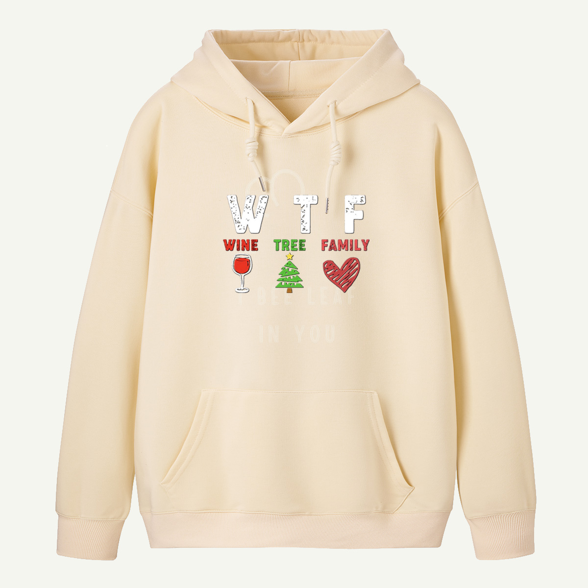 WTF Wine Tree Family Funny Christmas Essentials Hoodie
