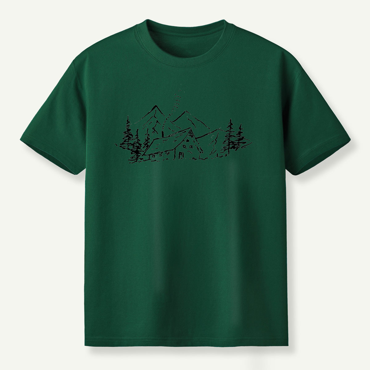 Alpine Cabin Mountain Retreat T-Shirt