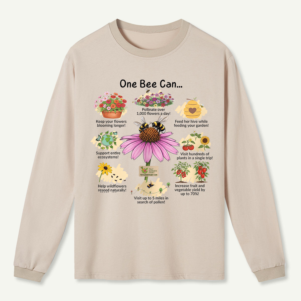 One Bee Can Long Sleeve T-Shirt