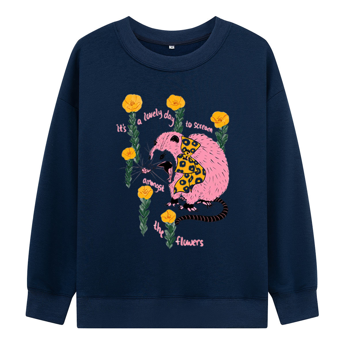 Lovely Day to Scream Possum Sweatshirts