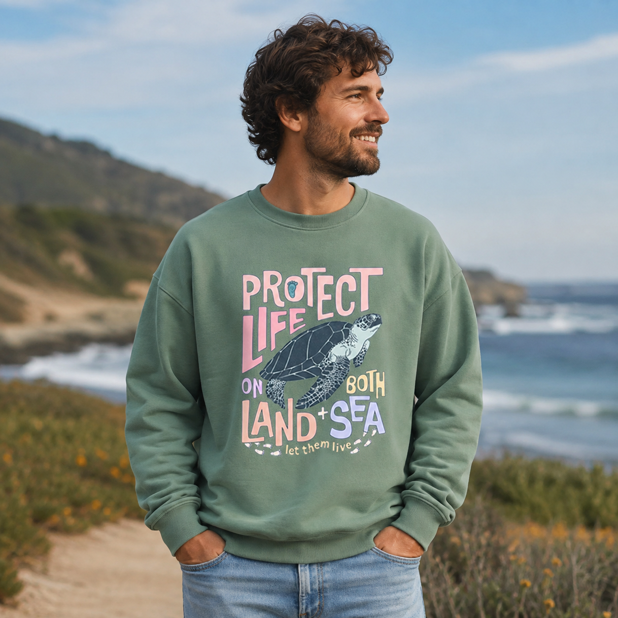 Protect Life On Land Sweatshirts