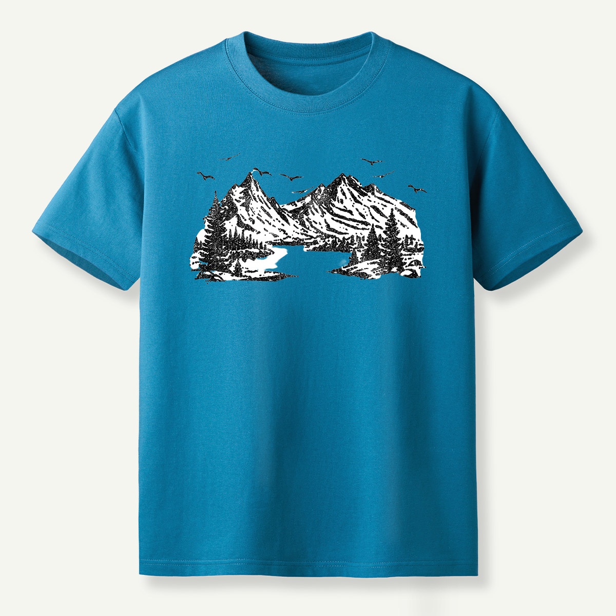 Mountain Valley Wilderness Sketch T-Shirt