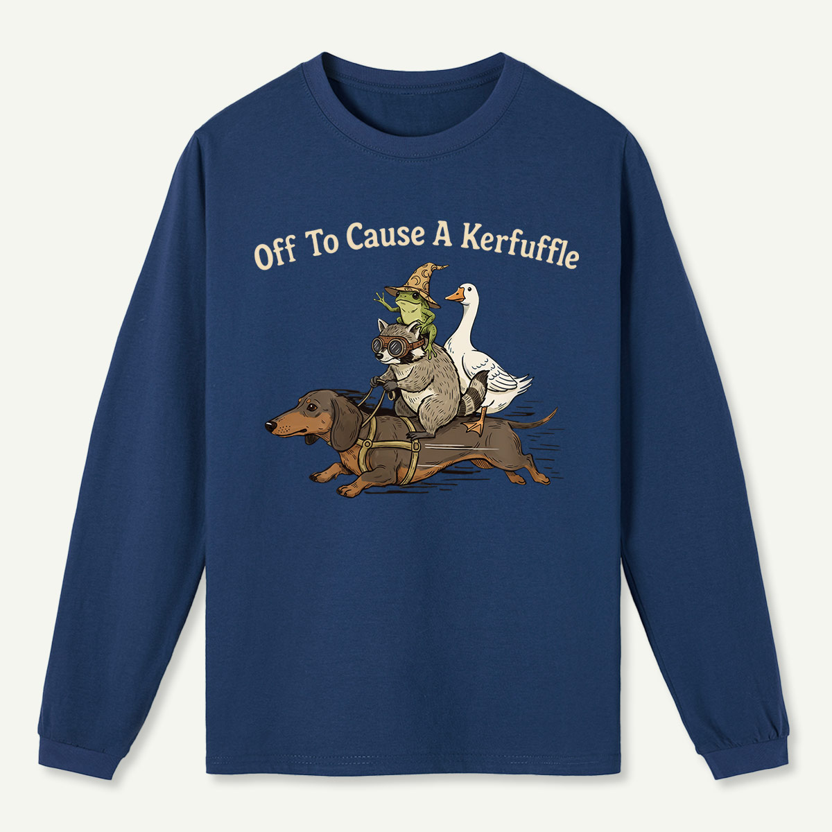 Off To Cause A Kerfuffle Long Sleeve T-Shirt