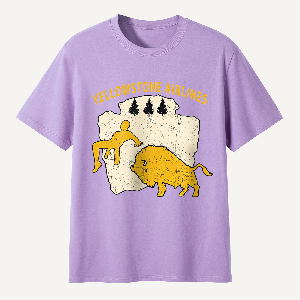 Yellowstone Airlines Bison Toss T-Shirt