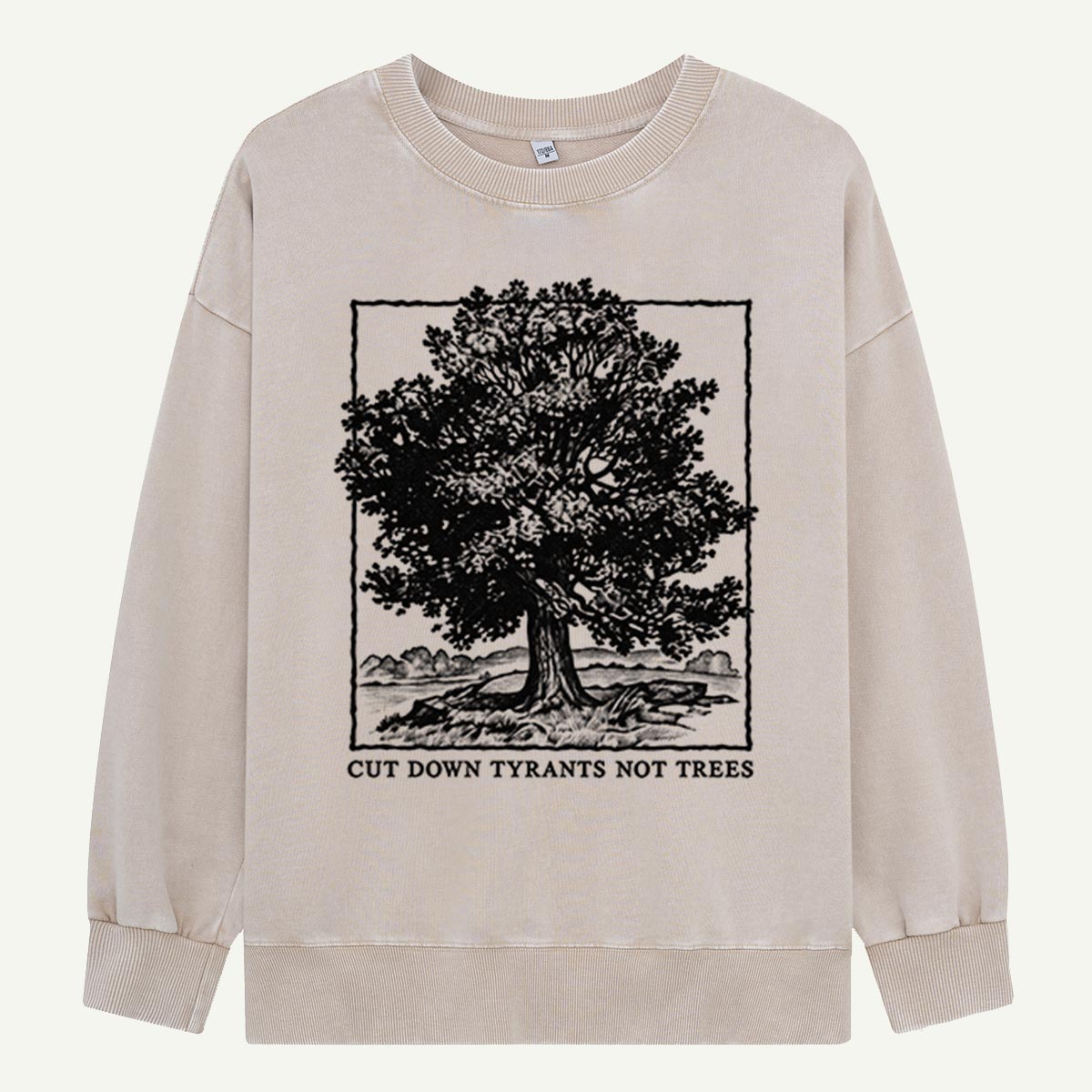 Ancient Tree Forest Heritage Washed Sweatshirts