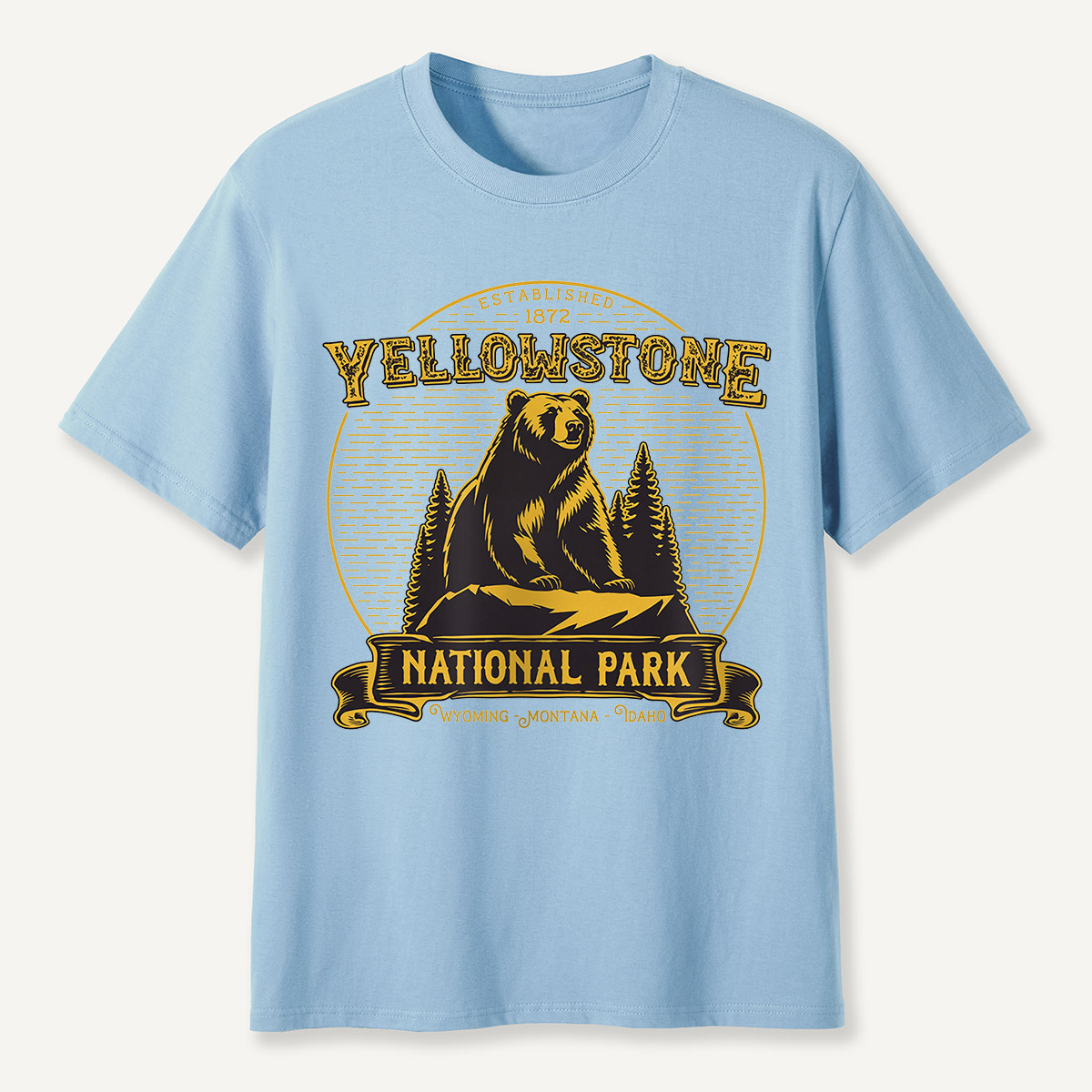 Yellowstone National Park Sitting Bear T-Shirt