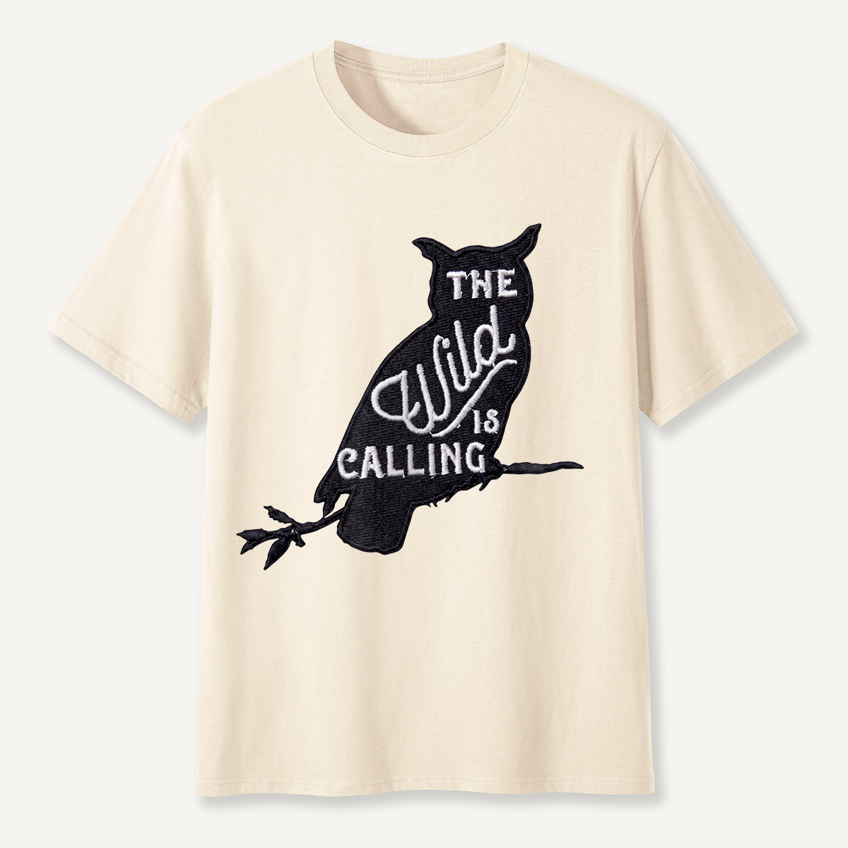 The Wild Is Calling Owl Silhouette T-Shirt