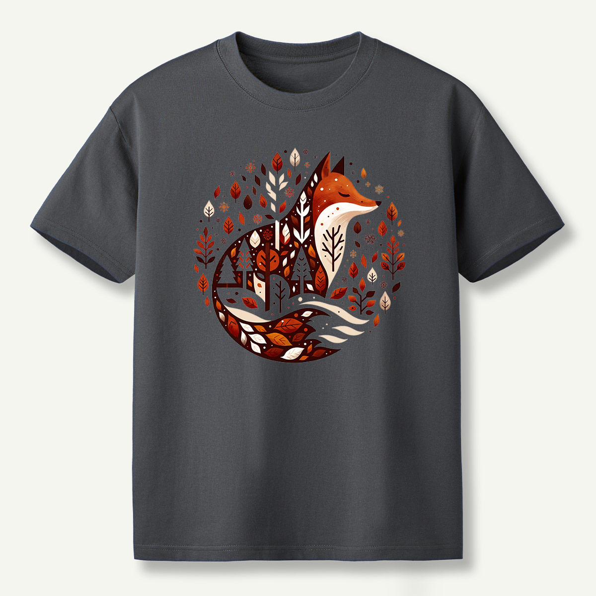Fox Forest Winter Village T-Shirt