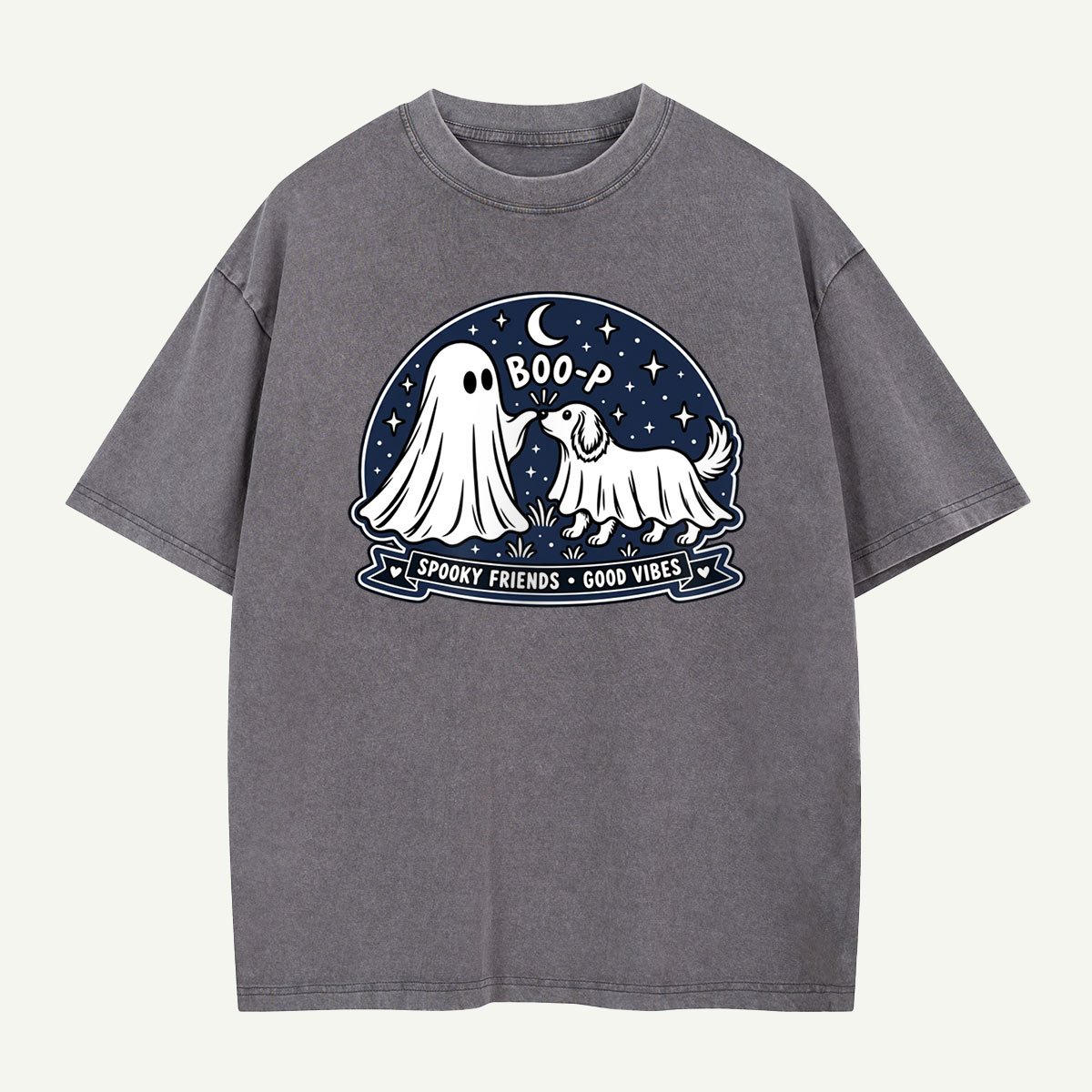 Boo-P Best Friends Washed T-Shirt