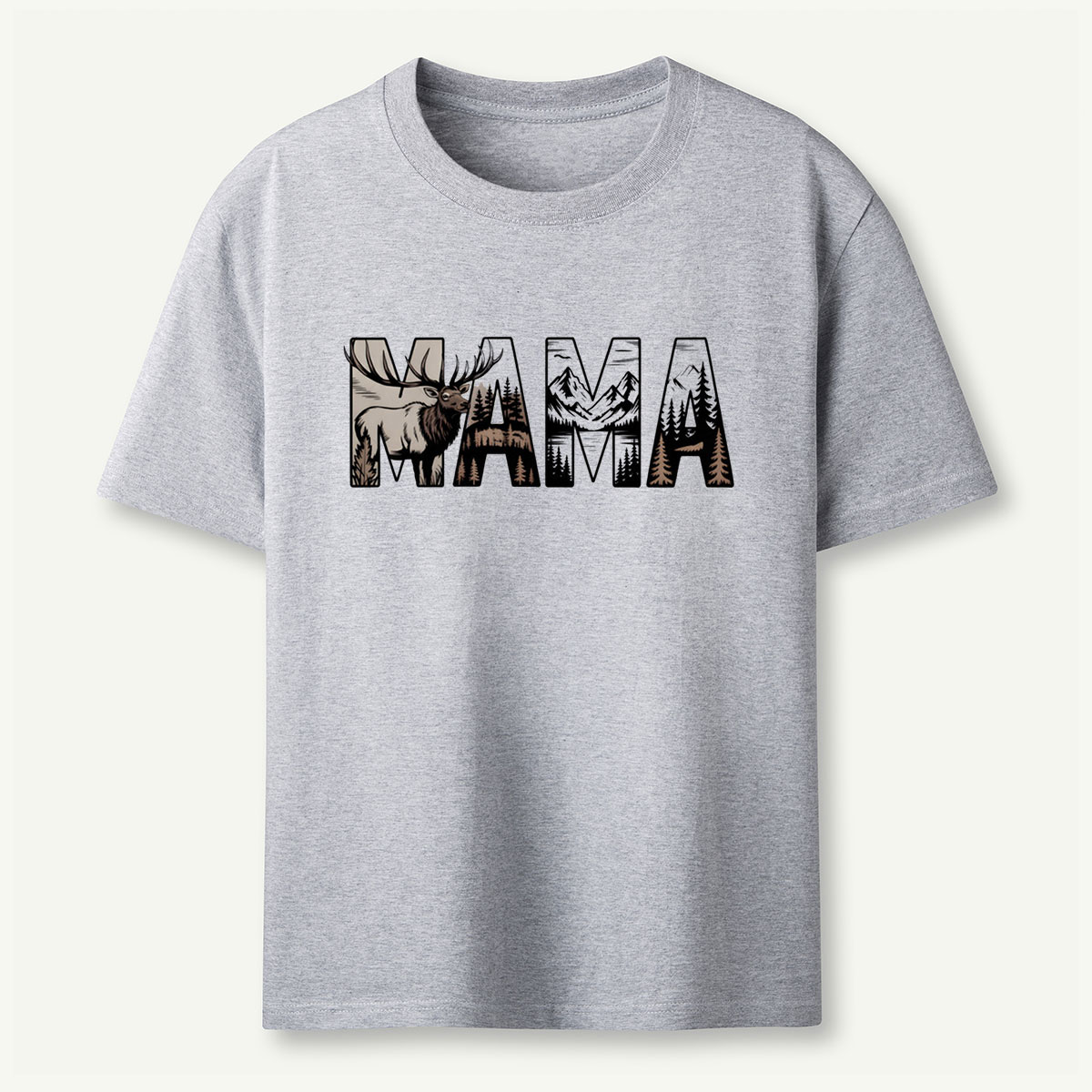 Mama Forest Adventure Hiking and Camping T-Shirt