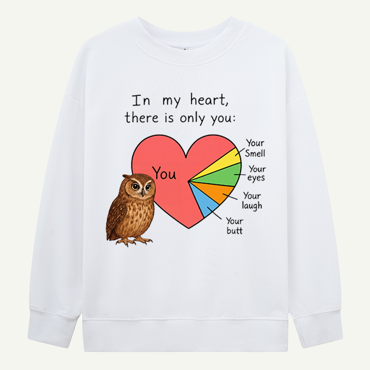 In My Heart Owl Sweatshirts