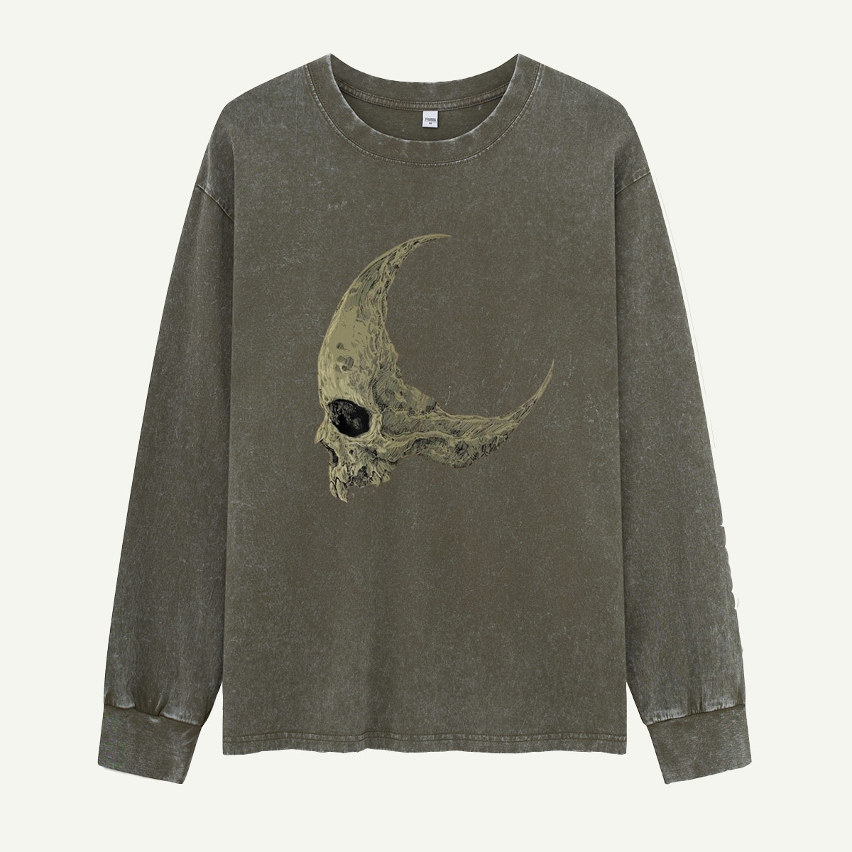 Moon of the Dead Washed Long‑sleeve