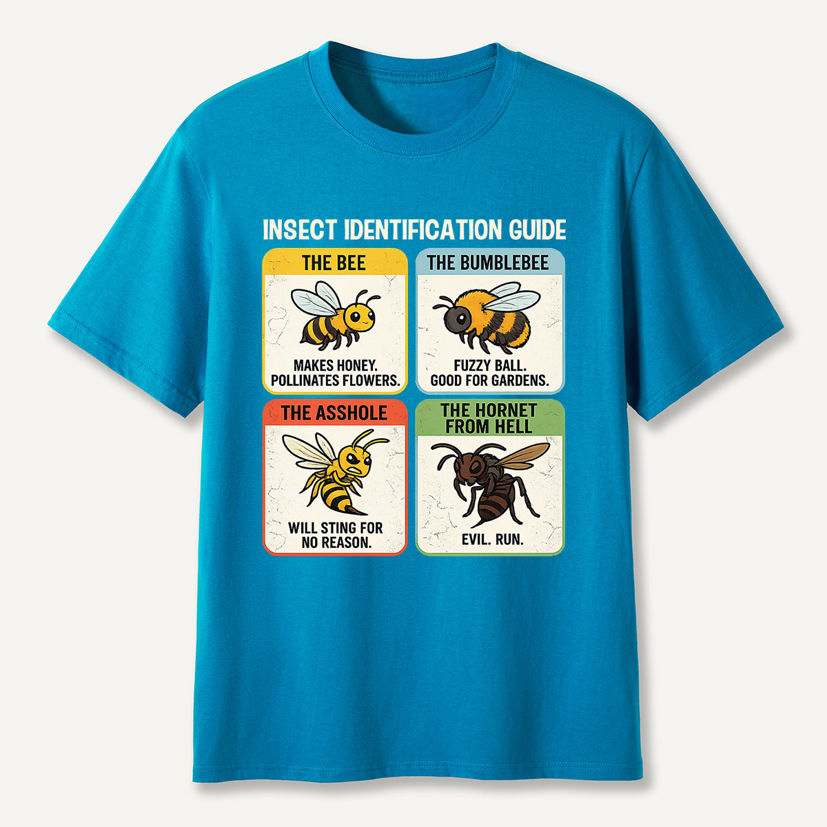 Funny Insect Identification Guide T-Shirt