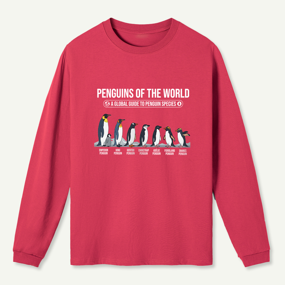 Penguins of the World Long Sleeve T-Shirt