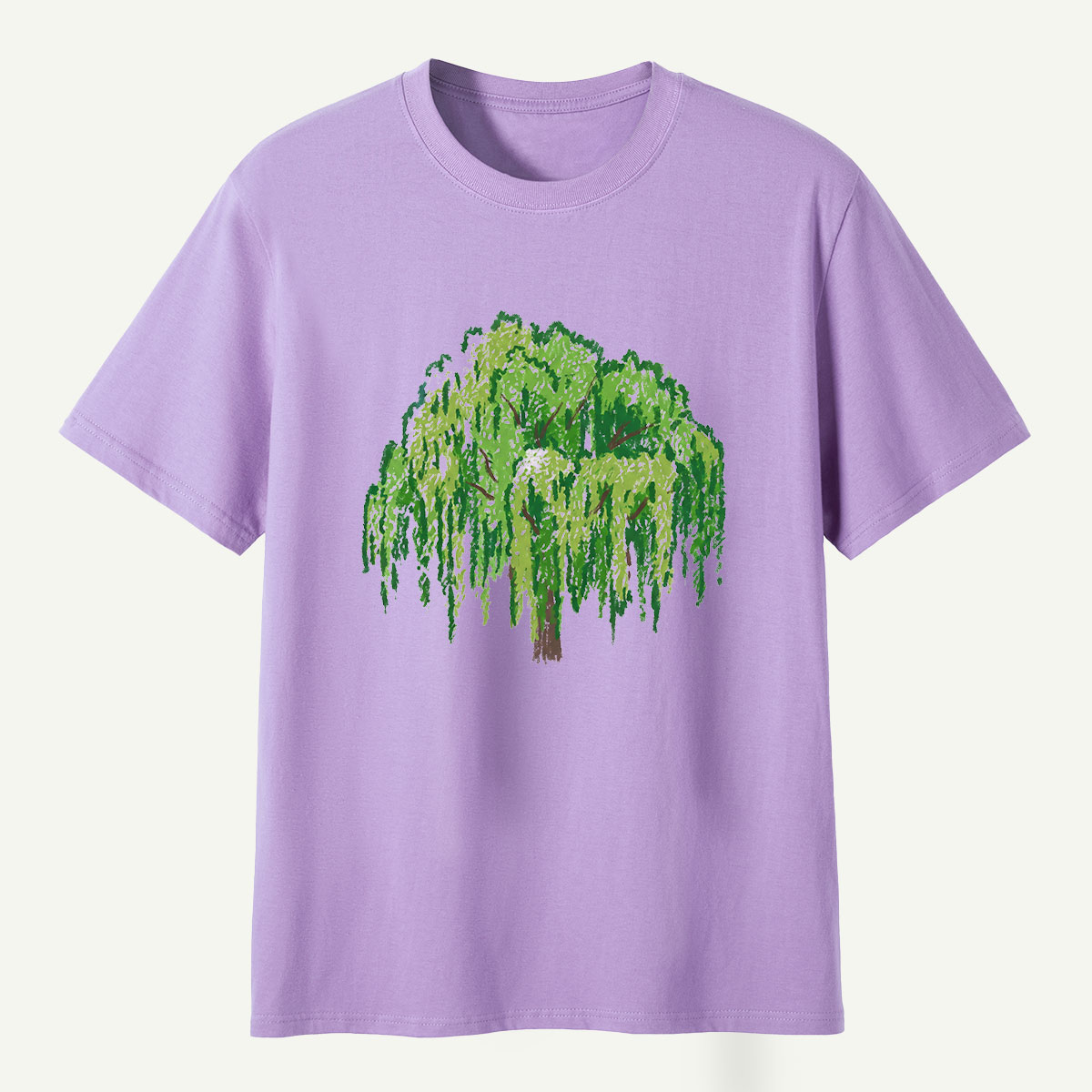 Weeping Willow Tree Watercolor T-Shirt