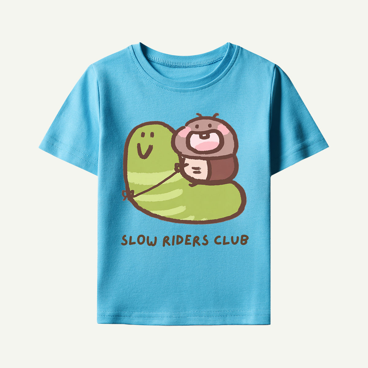 Slow Riders Club Snail Ride Kids T-Shirt