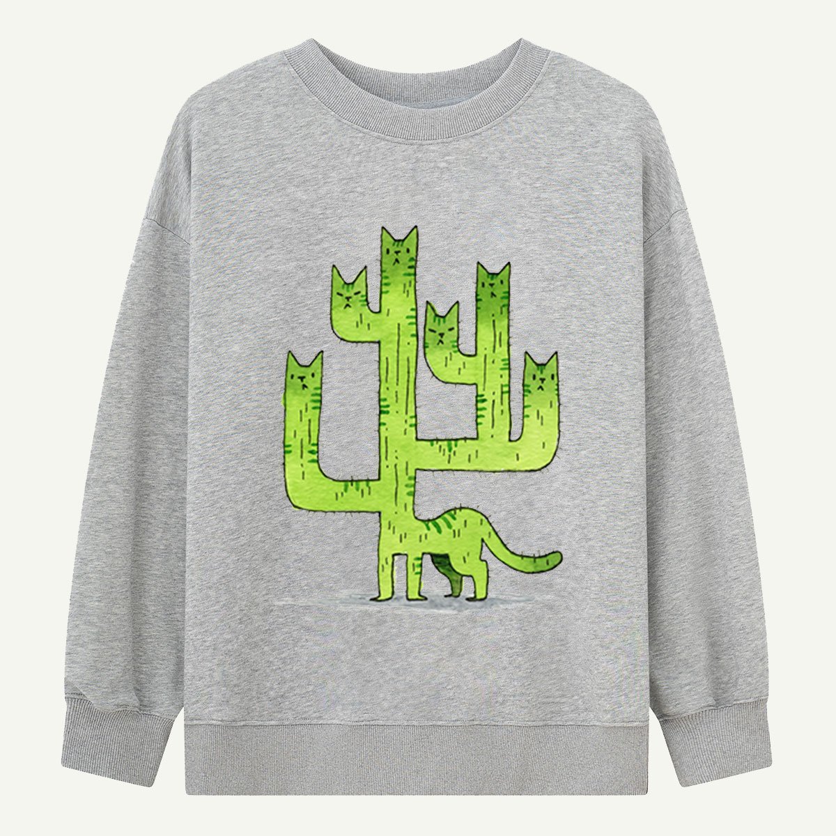 Cactus Cat Sweatshirts