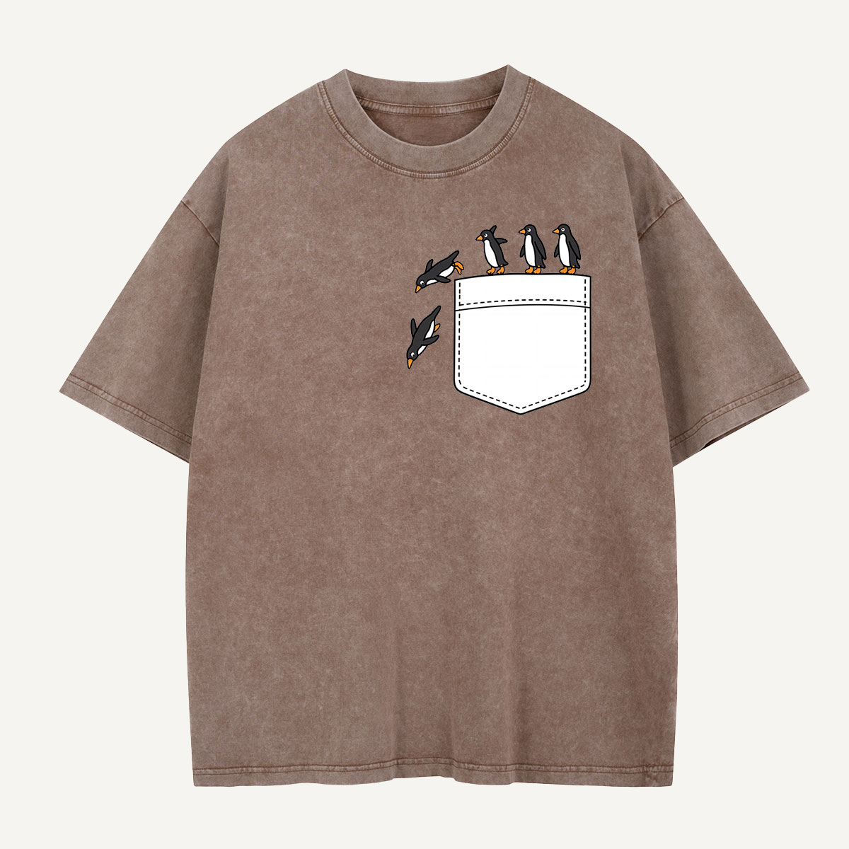 Seasonal Support Penguins Weather Lineup Washed T-Shirt