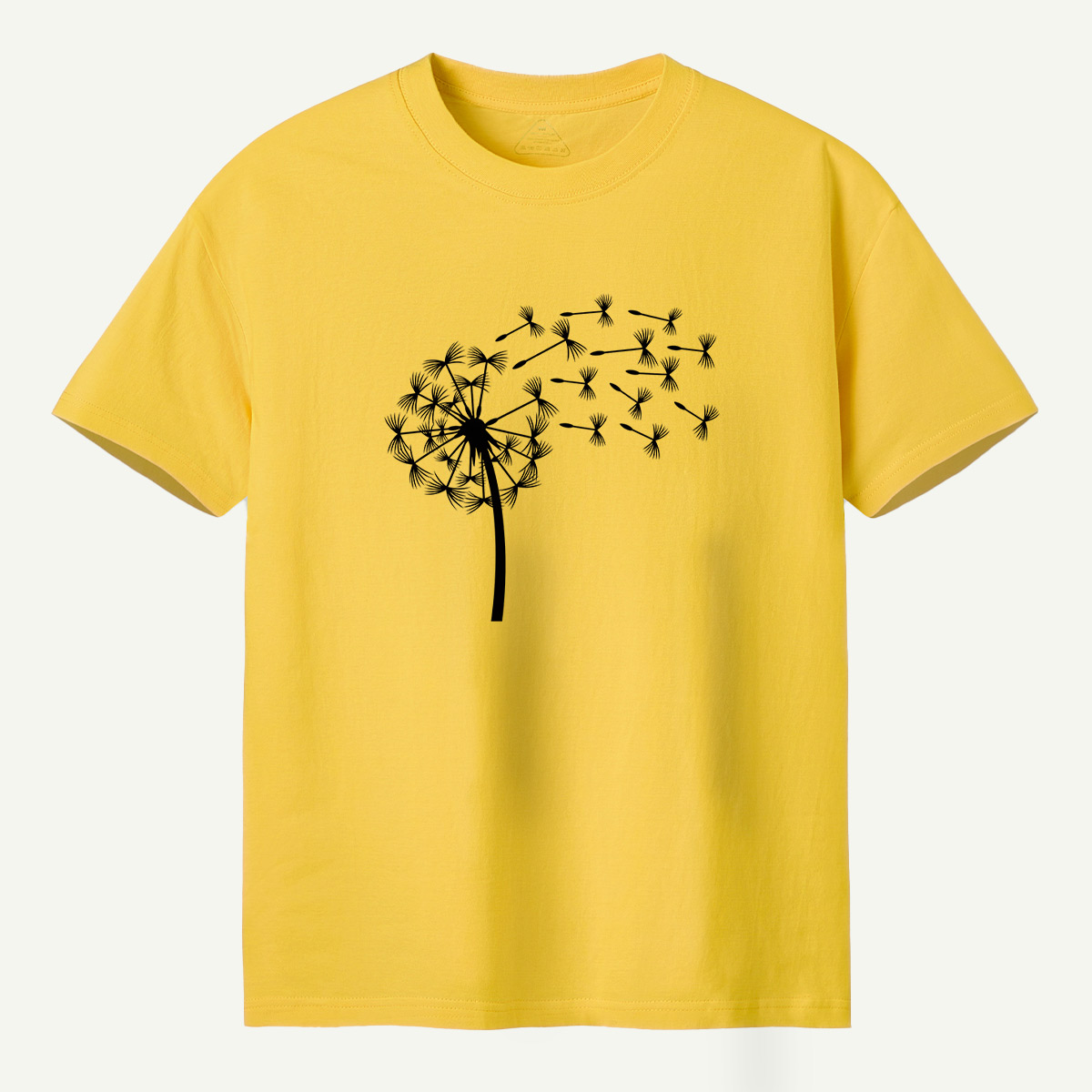 Dandelion Seeds Line Art T-Shirt