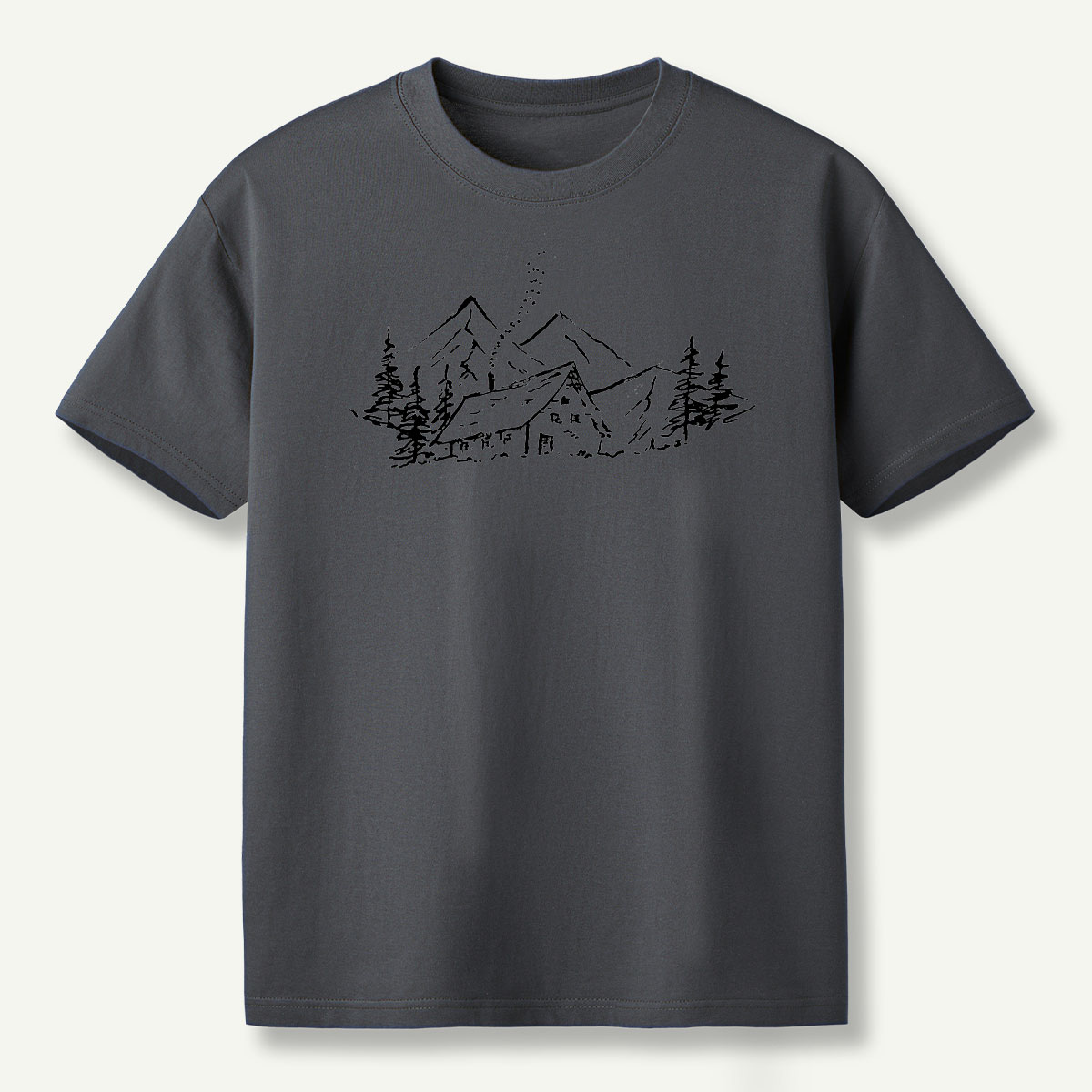 Alpine Cabin Mountain Retreat T-Shirt