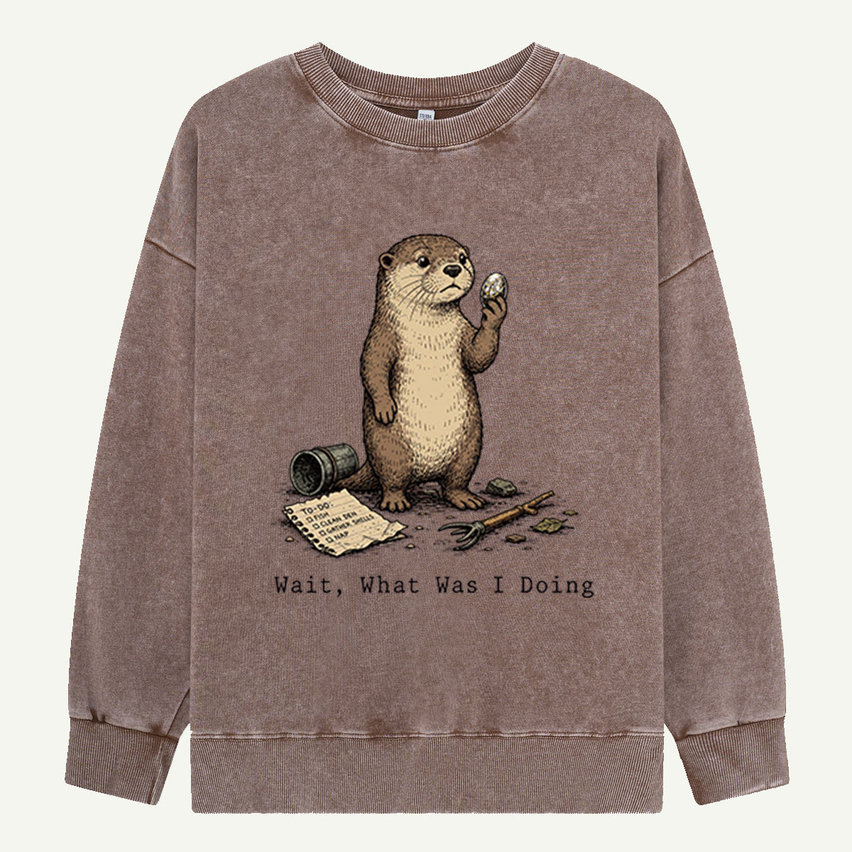 Wait… What Was I Doing Again Washed Sweatshirts