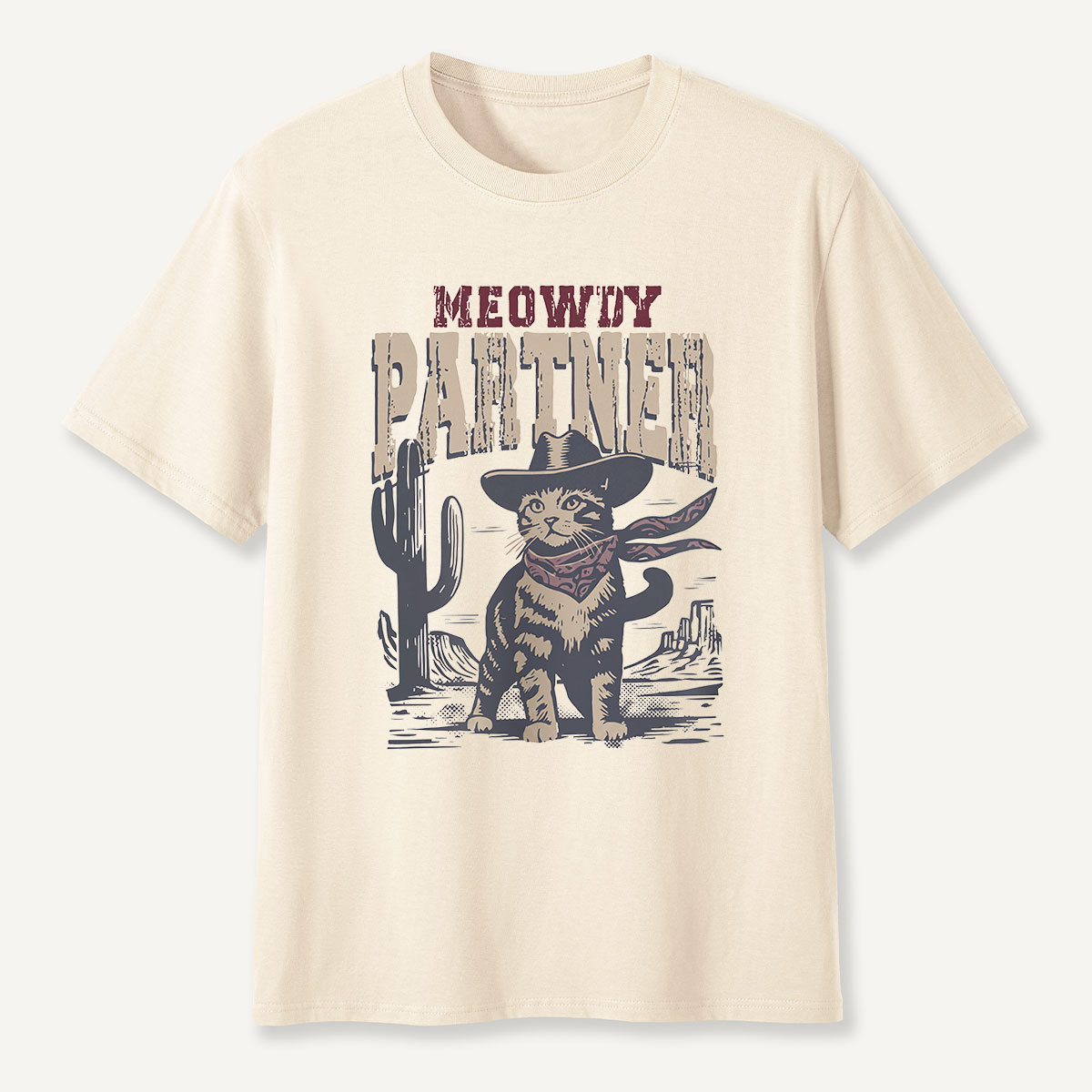 Meowdy Partner Cowboy Cat T-Shirt