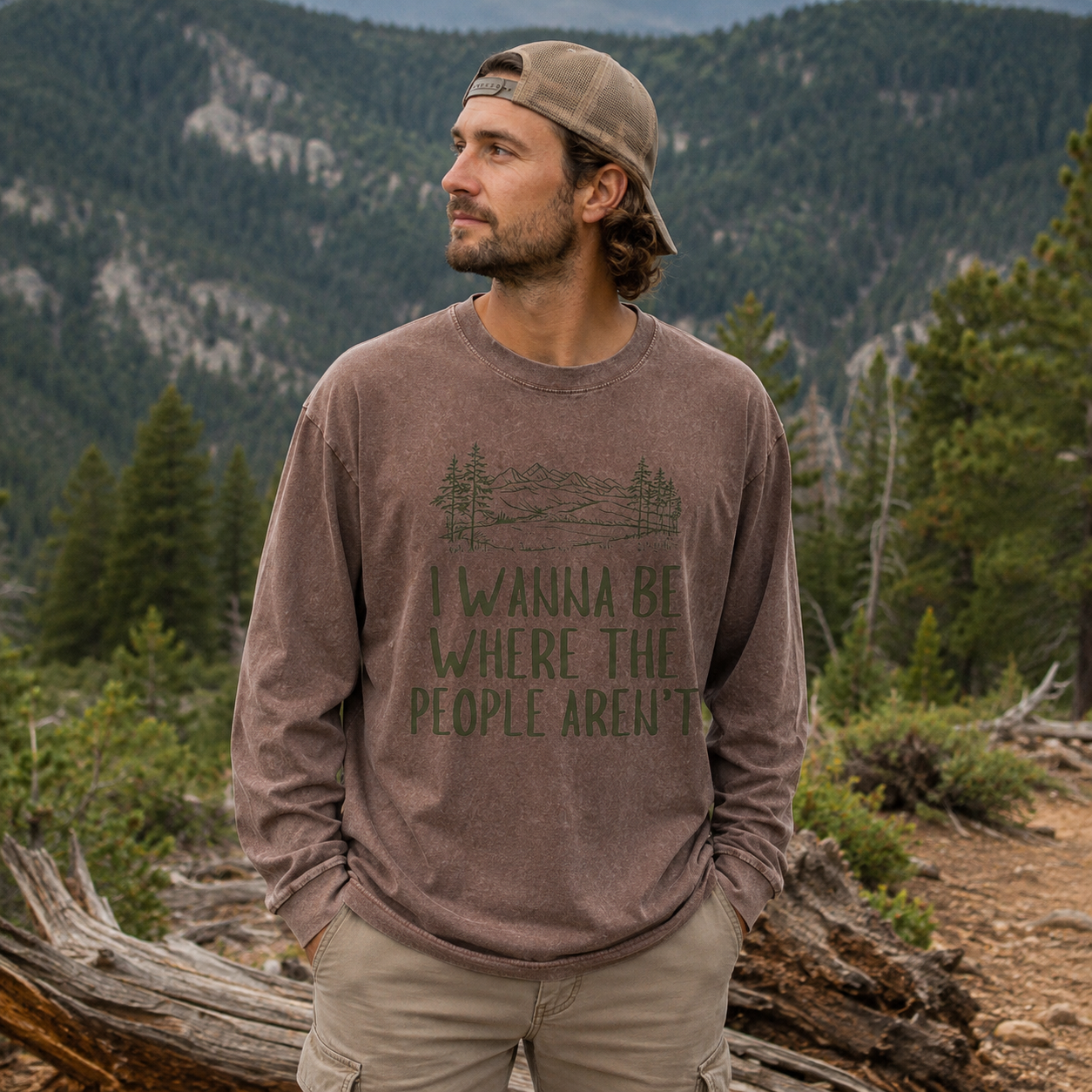 I Wanna Be Where The People Arent Washed Long Sleeves