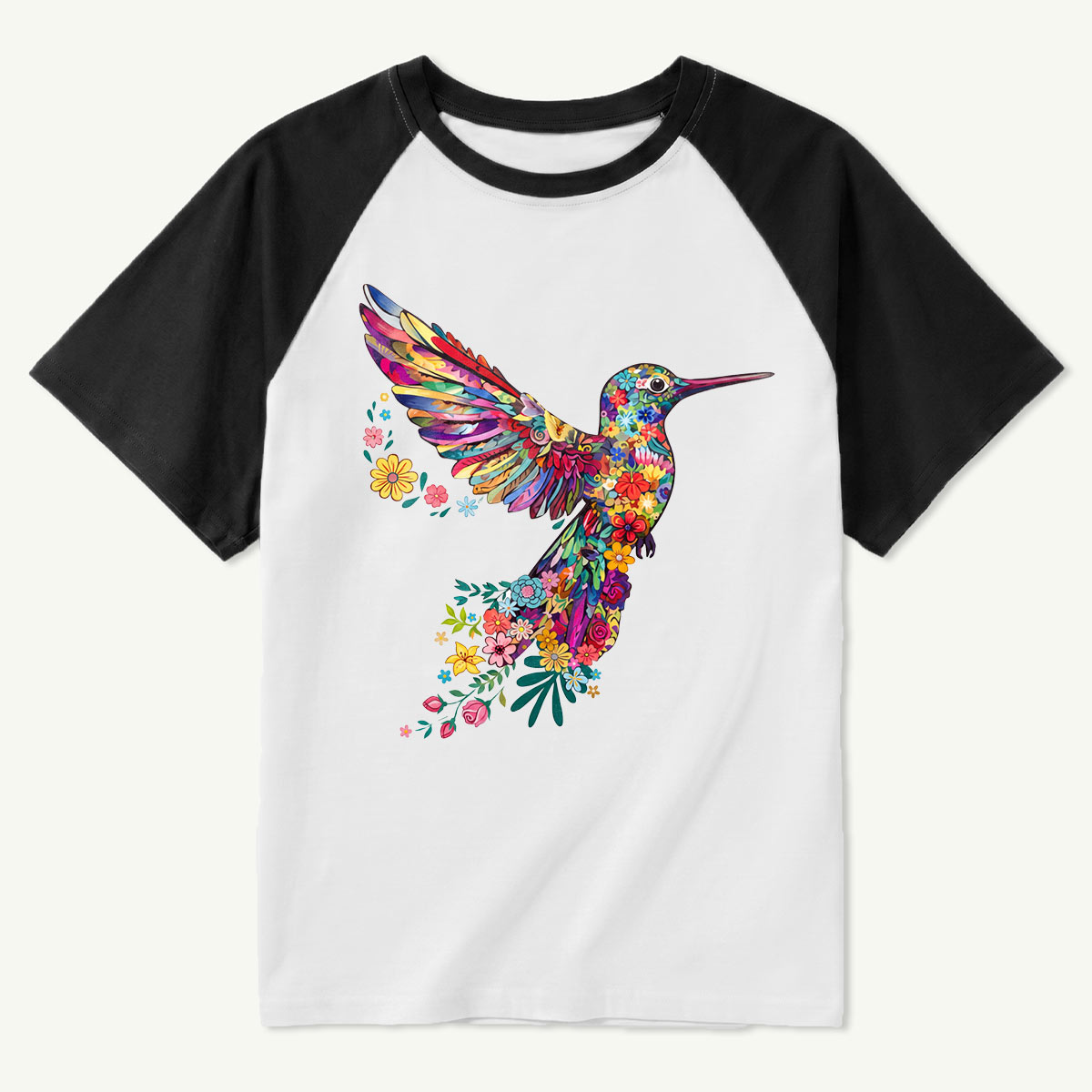 Animal Lover Hummingbird Raglan T-Shirt
