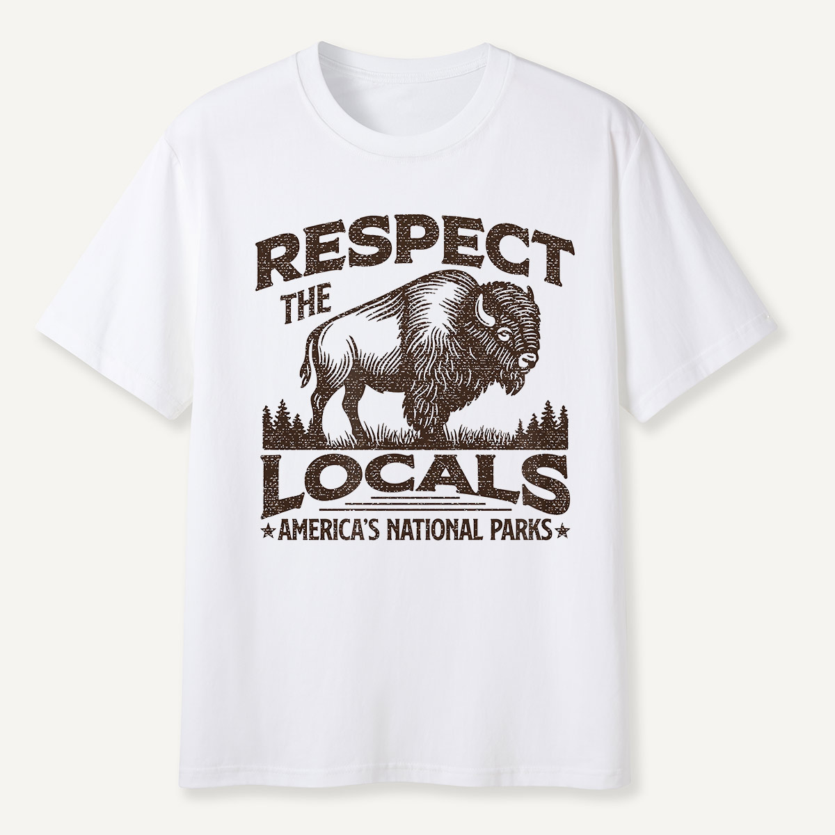 Respect the Locals Bison National Parks T-Shirt