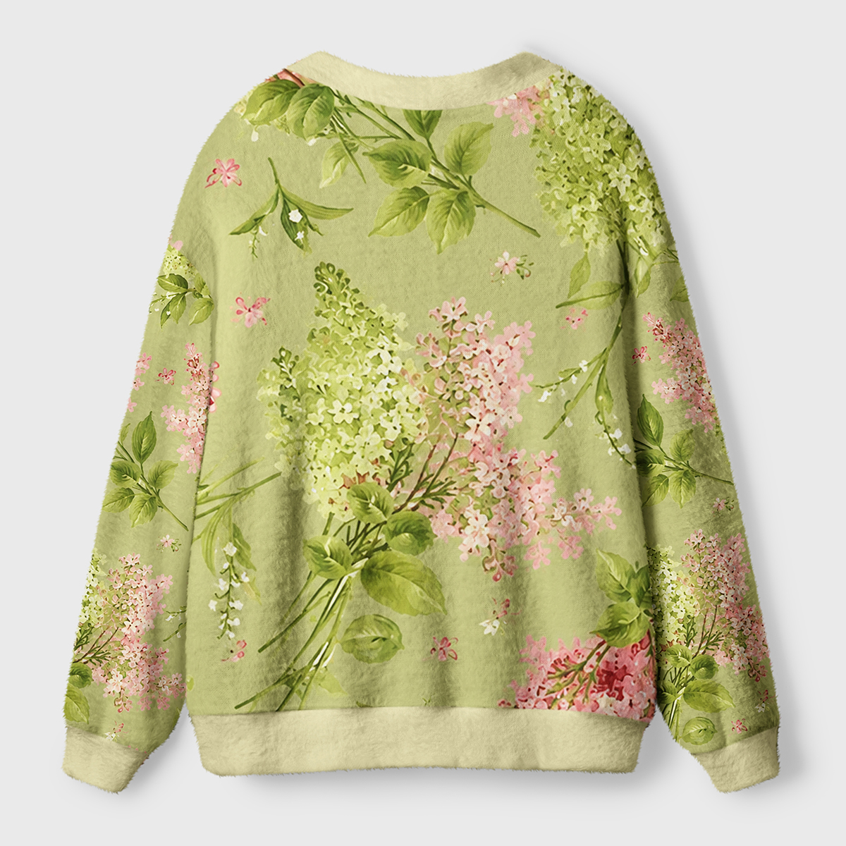 Hydrangea Garden Daydream Ugly Cardigan Sweaters